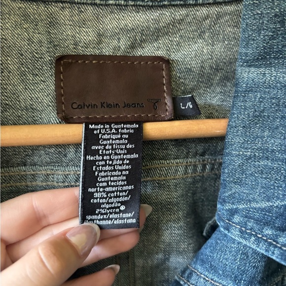 Calvin Klein Jeans Blue Denim Jacket - Picture 6 of 8